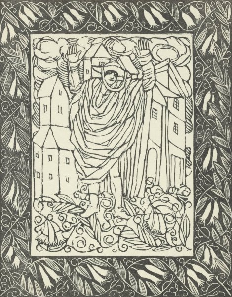 Main Product Photo of FrantiSek Kysela; Puvodni drevory z knihy 'Mandragora' Painting by Josef Capek