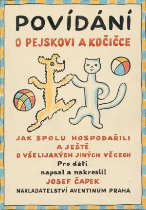 I Had a Dog and a Cat 01 Oil painting by Josef Capek