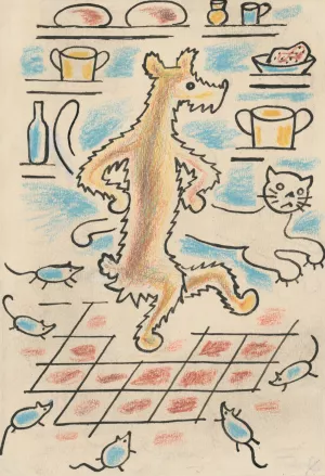 I Had a Dog and a Cat 05 by Josef Capek Oil Painting