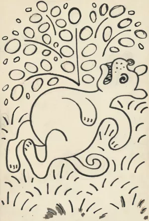 I Had a Dog and a Cat 11 by Josef Capek Oil Painting