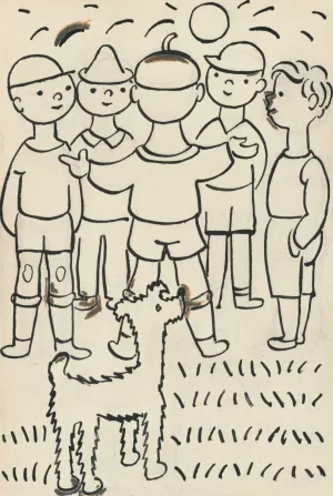 I Had a Dog and a Cat 31 Oil painting by Josef Capek