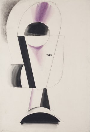 Studie hlavy by Josef Capek Oil Painting