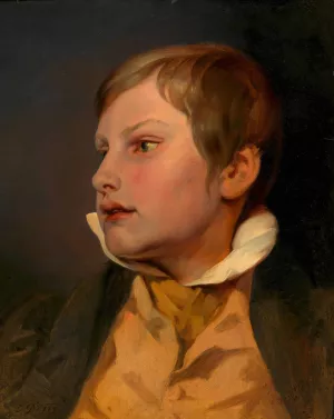 Portrat eines Knaben Oil painting by Josef Danhauser