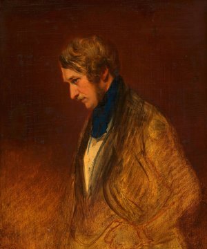 Selbstbildnis Josef Danhauser by Josef Danhauser Oil Painting