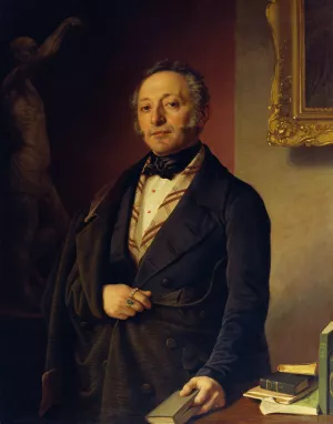 Der Apotheker Dr. Hofmann by Josef Engelhart Oil Painting