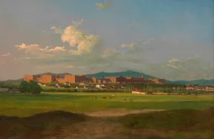 Das Arsenal in Wien Oil painting by Josef Feid