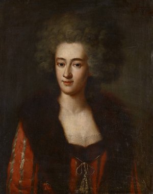 Portrait Of A Lady by Josef Georg Von Edlinger Oil Painting