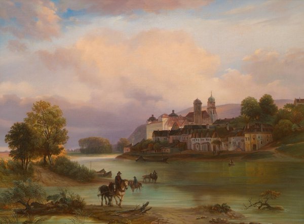 Main Product Photo of Stift Klosterneuburg  Painting by Josef Gerstmeyer