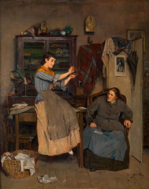 Des Einen Freud'ist des Andern Leid by Josef Gisela Oil Painting