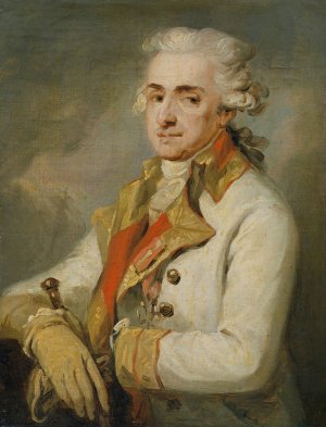 Charles-Joseph, Prince de Ligne by Josef Grassi Oil Painting