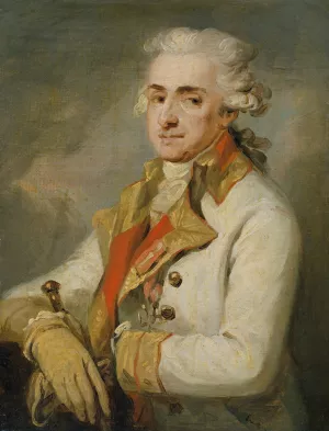 Charles-Joseph, Prince de Ligne by Josef Grassi Oil Painting