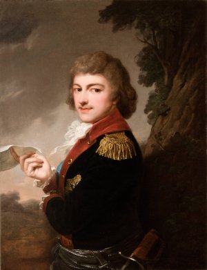 Portrait of Michal Kleofas Oginski by Josef Grassi Oil Painting