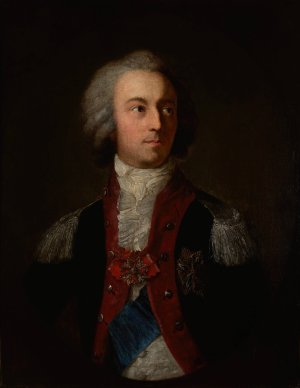 Portrait of Prince Adam Kazimierz Czartoryski by Josef Grassi Oil Painting