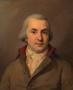 Unbekannter Herr by Josef Kreutzinger Oil Painting