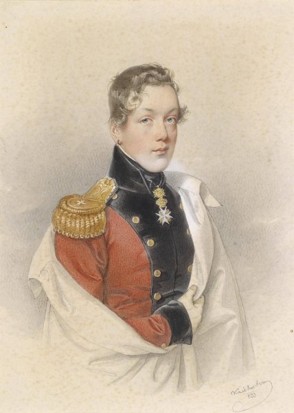 Main Product Photo of Bildnis eines Osterreichischen Prinzen  Painting by Josef Kriehuber