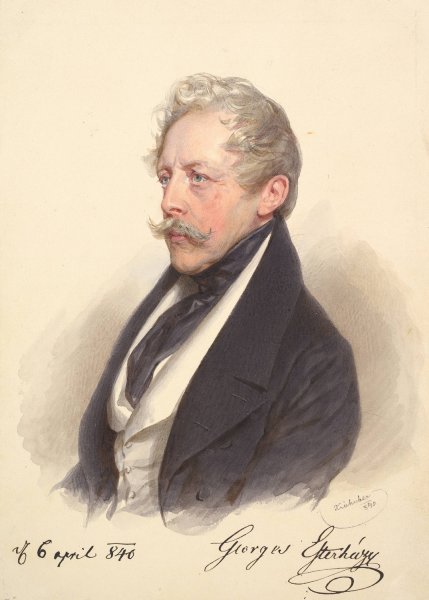Main Product Photo of Count Georg Esterhazy von Galantha  Painting by Josef Kriehuber