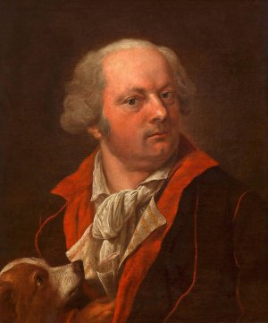 Franz Carl Brockmann by Josef Lange Oil Painting