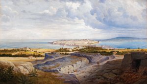 Syracuse Oil painting by Josef Langl