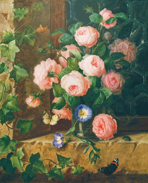 Main Product Photo of Blumenstillleben  Painting by Josef Lauer