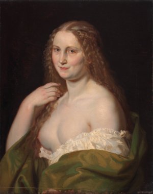 Josephine by Josef Manes Oil Painting