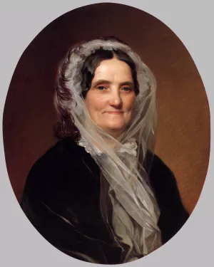 Portrait of Theresia Niedermeyer Oil painting by Josef Neugebauer