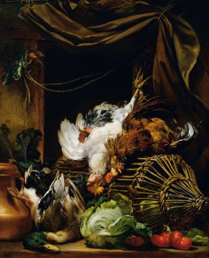 Still life by Josef Neugebauer Oil Painting