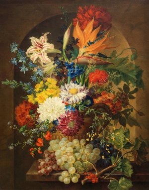 Blumenstraus by Josef Nigg Oil Painting