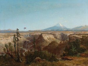 View Of The Atacama Desert In Chile With The Licancabur Volcano In The Background by Josef Selleny Oil Painting