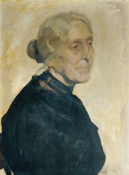 Main Product Photo of Portrat einer alten Dame Painting by Josef Wawra