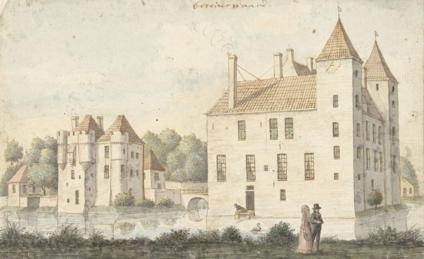 Kasteel Beverweerd  by Joseph Adolf Schmetterling - Hand-Painted Oil Painting Reproduction