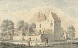 Kasteel De Eng bij Vleuten by Joseph Adolf Schmetterling Oil Painting