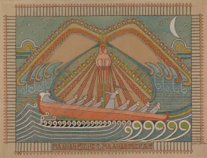 The Defence of the Sampo by Joseph Alanen Oil Painting