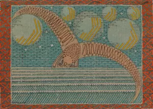 The Wild Duck and the Celestial Bodies by Joseph Alanen Oil Painting