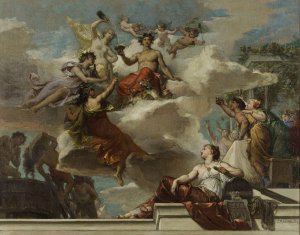 Le triomphe de Bacchus by Joseph Alexis Mazerolle Oil Painting