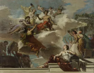 Le triomphe de Bacchus by Joseph Alexis Mazerolle Oil Painting