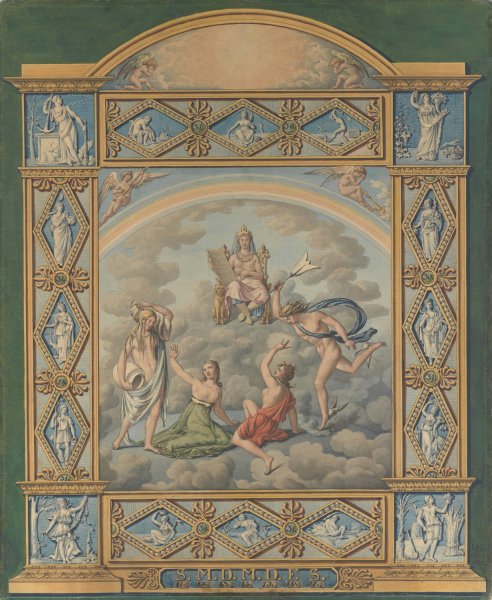 Main Product Photo of Weekly Calendar  Painting by Joseph Anton Koch