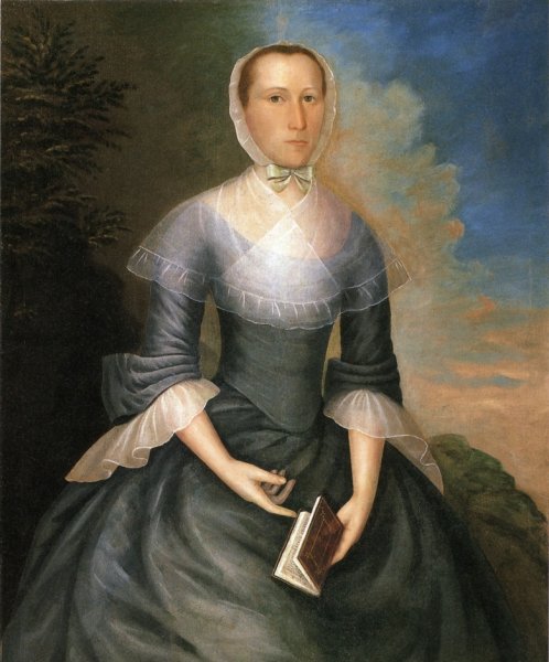 Main Product Photo of Mrs. Nathaniel Brown Anna Porter Brown Painting by Joseph Badger