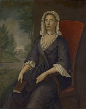 Mrs. Richard Kent by Joseph Badger Oil Painting