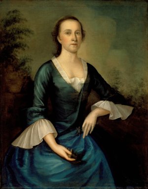 Portrait of Sarah Larrabee Edes by Joseph Badger Oil Painting