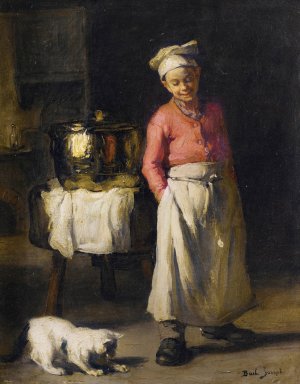 The Apprentice Joseph Bai by Joseph Bail Oil Painting