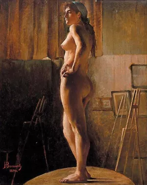 Standing Nude by Joseph Bernard - Oil Painting Reproduction