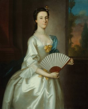 Abigail Chesebrough by Joseph Blackburn Oil Painting