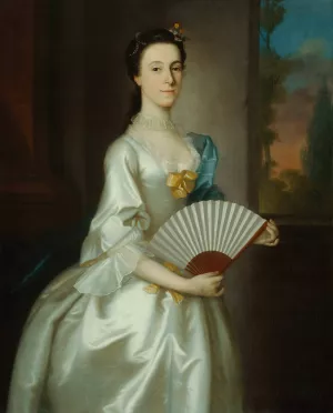 Abigail Chesebrough by Joseph Blackburn Oil Painting