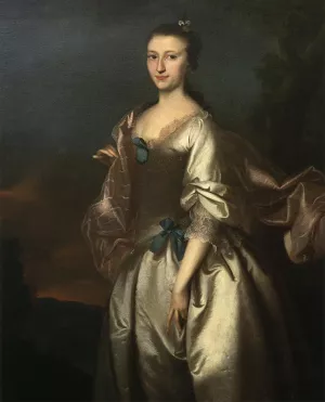 Elizabeth Browne Rogers Oil painting by Joseph Blackburn