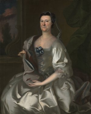 Hannah Wentworth Atkinson by Joseph Blackburn Oil Painting