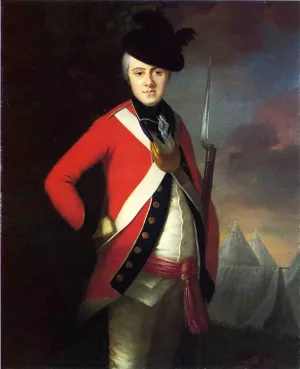 Lt. Colonel Thomas Dowdeswell by Joseph Blackburn Oil Painting