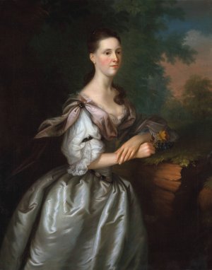 Mrs. Samuel Cutts by Joseph Blackburn Oil Painting