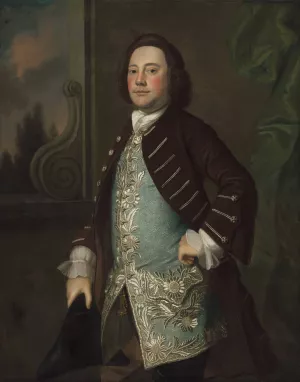 Portrait of a Gentleman by Joseph Blackburn Oil Painting