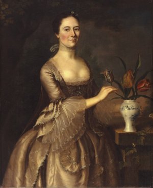 Portrait of a Woman by Joseph Blackburn Oil Painting