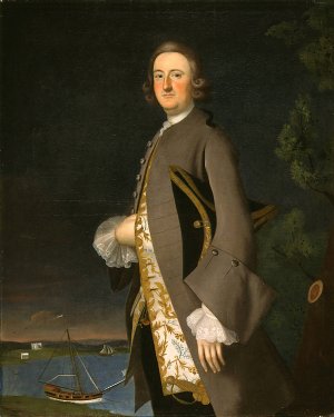 Portrait of Captain John Pigott by Joseph Blackburn Oil Painting